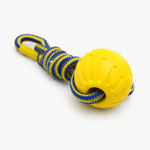 Interactive Pet Training Chew Teeth Toy Durable Elastic EVA Floating Balls Soft Rubber Dog Teeth Grinding Toys <b>Rope</b> Box Packed - Product Image 4