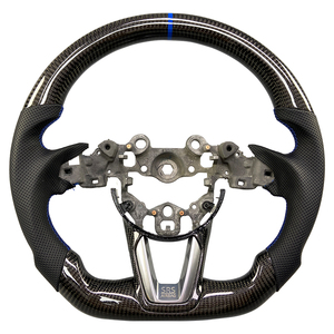 Volante Deportivo Personalizado de Fibra de Carbono y Cuero para Mazda 3/6/CX-4/CX-5/RX-7/<span class=keywords><strong>CX3</strong></span>/Atenza/CX8/CX9/CX5 Atenza RX8 MX5 CX8 CX9 CX5 - Product Image 1