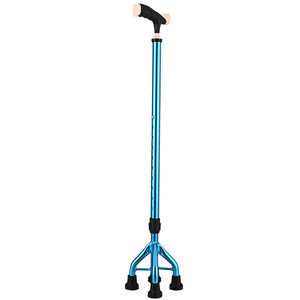Bastón Telescópico Ajustable de Aleación de Aluminio con Cuatro Patas para Apoyo de Personas Mayores - Product Image 3