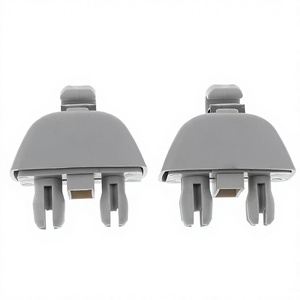 FOR Sun Visor Fixing <b>Hooks</b> 6RD857561 For Volkswagen Passat B7 Skoda Audi Gray Plastic Easy Installation Roof Mount - Product Image 1