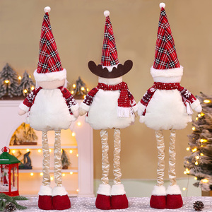 Christmas Decorations Santa Claus Snowman Reindeer Christmas Ornaments Happy New Year <b>Xmas</b> Dolls Interior Decorations - Product Image 2