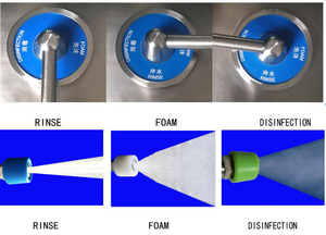 Alat pembersih listrik seluler, mesin pembersih tekanan tinggi untuk lokakarya proses makanan - Product Image 3
