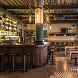 Diseño de muebles interiores completos y modernos, diseño de exhibición de pubs de whisky personalizado, barra de bar de madera Retro - Product Image 1