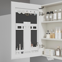 Ensemble de meuble-lavabo mural en acier inoxydable avec vasque en céramique flottante et armoire miroir LED intelligente pour salle de bain - Vente en gros