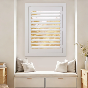 Tapparelle Orizzontali <span class=keywords><strong>in</strong></span> PVC Effetto <span class=keywords><strong>Legno</strong></span> Impermeabili Personalizzate per Interni ed Esterni, Forma Quadrata, Durata 5+ Anni - Vendita all'Ingrosso - Product Image 6