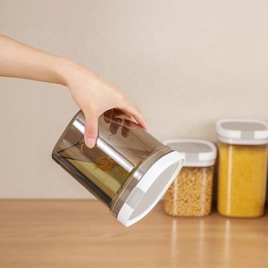 Bocaux de conservation alimentaire transparents en gros, qualité alimentaire, pour la cuisine et les voyages, 0,8L-1,8L, pour lait en poudre - Product Image 2
