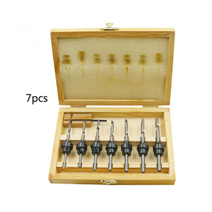 Lot de 7 forets HSS à fraiser pour métaux, diamètres 3mm, 4mm, 5mm, 6mm, 7mm, 8mm - Product Image 5