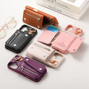 Étui portefeuille 2-en-1 en PU tendance avec support et porte-cartes pour S24/25/Plus/Ultra/S25 Edge/A54/A55, anti-RFID, 30 mm - Product Image 3