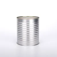 卸売ラウンドミルクパウダーコンテナ缶食品グレード缶簡単なオープンリッド付き
