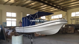 Bateau de passagers en fibre de verre de 32 pieds, bateau de pêche P-a-n-g-a avec auvent complet - Product Image 3