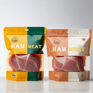 ถุงพลาสติกบรรจุอาหารแบบสูญญากาศ3ด้านซีลถุงแฮมสำหรับรมควันเนื้อปลาดองไส้กรอกพิมพ์ลายได้ตามต้องการ - Product Image 3