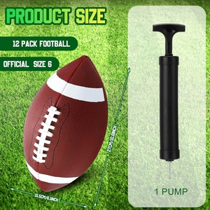 Ballons de football en cuir composite pour entraînement en extérieur et en intérieur, pour la pratique sportive et les jeux récréatifs, en gros - Product Image 2