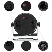 Pars 70w effet arc-en-ciel RGBW 4-en-1 par lumière led pour scène Disco DJ Wedding Par Lights