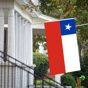 批发3x5ft英尺定制68D/100D聚酯智利三角旗快速交货可靠供应商各国快速发货 - Product Image 5