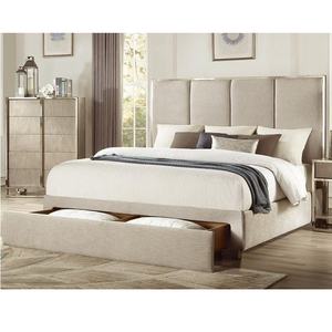 True Quality <strong>Beautiful</strong> Queen Size Bedroom Furniture Luxury Double Modern <strong>Bed</strong> New Type - Product Image 1