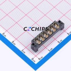 UPS-06-04.0-01-L-V Button & Strip Battery Connector Through hole Component (THT) Connector Copper Beryllium Gold - Product Image 2