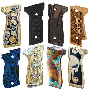 G10 Résine Bois Chasse Tir Tactique Grips Accessoires Pour 1911 92FS PT92 IWI 941 Hi-Power 75 - Product Image 3