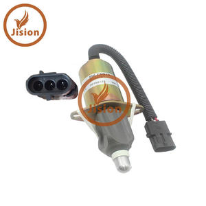 Vanne solénoïde d'arrêt de carburant pour engins de construction 3921978 - Product Image 3