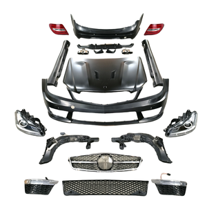 Nuevo parachoques grande C63AMG modificado C180 C260 C200 parachoques delantero y trasero adecuado para 07-13 para <span class=keywords><strong>Mercedes</strong></span> <span class=keywords><strong>Benz</strong></span> <span class=keywords><strong>Clase</strong></span> <span class=keywords><strong>C</strong></span> W204 - Product Image 3