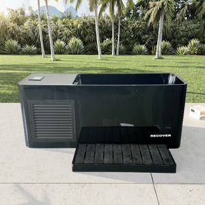 Ensemble d'accessoires pour bain froid tout-en-un avec <span class=keywords><strong>pompe</strong></span> et moteur, couvercle isolant, et refroidisseur de baignoire en acrylique contrôlé par application Wi-Fi - Product Image 1