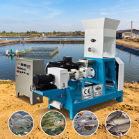 Granulateur de nourriture pour poissons flottant de haute qualité, extrudeuse de granulés d'aliments coulants, machine de fabrication d'aliments pour chiens, directement de l'usine