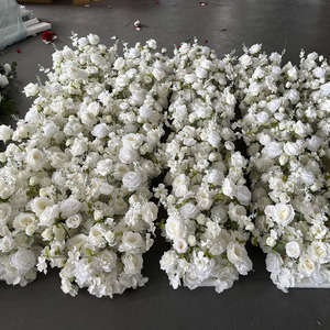 L-FR056 ดอกไม้ประดิษฐ์สำหรับตกแต่งทางเดินงานแต่งงาน  ผ้าปูโต๊ะดอกไม้สำหรับตกแต่งงานแต่งงาน - Product Image 3