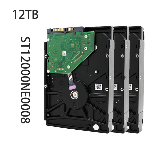 ST12000NE0008 12TB Internal NAS Hard Drive 7200RPM 256MB Cache SATA3 Interface Enterprise AI Upgrade Network Storage Solution