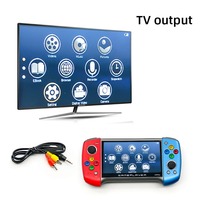 Nueva Consola de Juegos X19 Plus con Pantalla de 5.1 Pulgadas, Consola de Juegos Portátil con Doble Joystick, Consola de Juegos Retro Arcade, Videojuegos para Niños