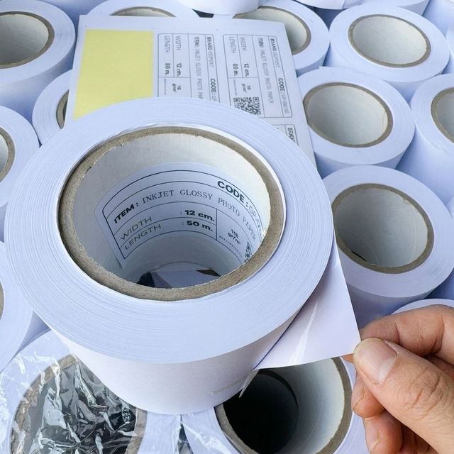 High Glossy Custom Size Quality Inkjet Photo Paper 115g Roll for Photography Printing Photos Brochures