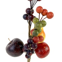 Vente en gros Réaliste Artificielle Mousse Fruits Légumes Fruit Branche Fête De Mariage Maison Fleurs Décoratives Plantes pour l'obtention du diplôme