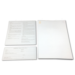 บริการพิมพ์บิลกระดาษแบบเจาะรูพร้อมหมายเลขรหัสซีเรียลกระดาษสำเนา A4เจาะรู297x210 1000P - Product Image 3