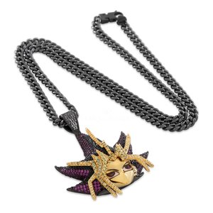 Colgante de Diamantes en Plata de Ley 925 Chapado en Oro, Joyería Hip Hop de Moda con Brillo Refinado y Estilo Clásico - Product Image 4
