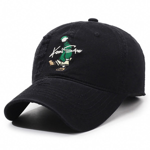 Tùy Chỉnh Thêu Cha Cap Đơn Giản Thời Trang Phẳng vành UV-Proof Thoáng Khí Bóng Ngoài Trời Biểu Tượng Giản Dị Cao Su Thư Mũ Bóng Chày - Product Image 5