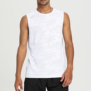 Custom Men's Streetwear Workout Hooded Sports Cut-Off T Shirt With Sleeveless Hoodies - Product Image 2