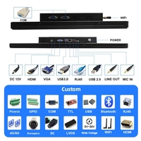 Monitor de pantalla táctil industrial a prueba de agua IP65 Monitores de pantalla táctil de computadora industrial LCD de 7 a 21,5 pulgadas para uso en exteriores