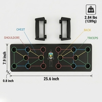 Planche d'entraînement musculaire multifonctionnelle pour la maison, équipement de fitness portable pour sculpter le corps et développer les muscles