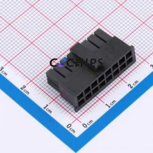 WAFER-MX3.0-16PJK-GB Housing (Wire-to-Board / Wire-to-Wire) P=3.03mm Connector 2x8P 3.03mm Micro-Fit (MX 3.0) 3.03mm - Product Image 1