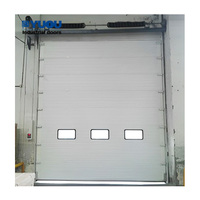 Puerta de Carga con Cubierta y Nivelador de Carga, Puerta Industrial Automática Seccional Elevadora para Almacén