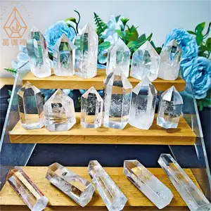 wholesale crystal towers healing stones clear quartz point for meditation
