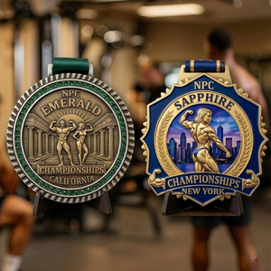 Medallas Personalizadas <span class=keywords><strong>de</strong></span> Fisicoculturismo, <span class=keywords><strong>Premios</strong></span> <span class=keywords><strong>de</strong></span> Competición <span class=keywords><strong>de</strong></span> Fitness, Trofeo <span class=keywords><strong>de</strong></span> Oro, Plata y Bronce para Hombres y Mujeres, Ganadores <span class=keywords><strong>de</strong></span> Campeonatos <span class=keywords><strong>de</strong></span> Gimnasio - Product Image 1