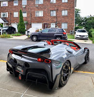 Spoiler Bumper Diffuser Belakang Serat Karbon Kering Baru untuk Ferrari SF90 Stradale Spider Gaya MSY
