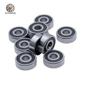 Roulements à billes à gorge profonde Go Flyleopard 4x12x4mm en acier inoxydable RS scellés pour jouets et petits moteurs - Product Image 1