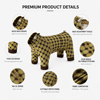 Mono de cuerpo completo para perros pequeños y medianos, ropa para mascotas, personalizable