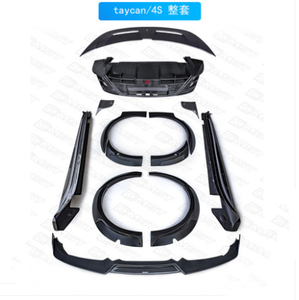 New Product <b>for</b> Porsche <b>for</b> Taycan Carbon Fiber Body Kit Wide Bodyki Front Shovel Side Skirt Spoiler <b>Diffuser</b> <b>Car</b> Bumpers - Product Image 2