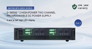 Alimentation électrique à découpage CC programmable multi-canaux réglable à 2 canaux MATRIX 3600W pour les usines électroniques - Product Image 2