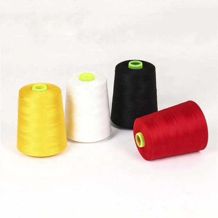 Оптовая продажа, плетеная нить 100%, швейная нить из полиэстера, швейная нить для вышивки