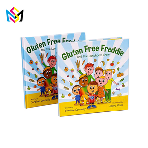 Usine d'impression d'emballages personnalisés, livre d'images pour enfants à couverture rigide, livre de lecture pour enfants sur le thème de la <span class=keywords><strong>santé</strong></span> et de la nutrition sans gluten, dessin animé - Product Image 1