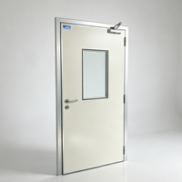 Porte de séparation isolée multifonctionnelle à simple battant MTH avec fenêtre d'observation, isolation thermique et phonique, taille personnalisée, pour entrepôt frigorifique