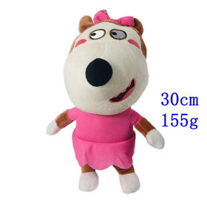 Peluche de dessin animé familial Wolfoo de 30cm, poupées en peluche douces de <span class=keywords><strong>Lucy</strong></span> et personnages d'animation Peluches à faible quantité minimale de commande - Product Image 3