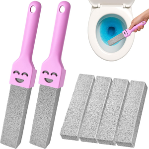 Bâtonnet de nettoyage en <span class=keywords><strong>pierre</strong></span> <span class=keywords><strong>ponce</strong></span> motif Smiley, outil de nettoyage multi-usages pour les taches de cuvettes de toilettes, carreaux, grilles et piscines NO.7515 - Product Image 1